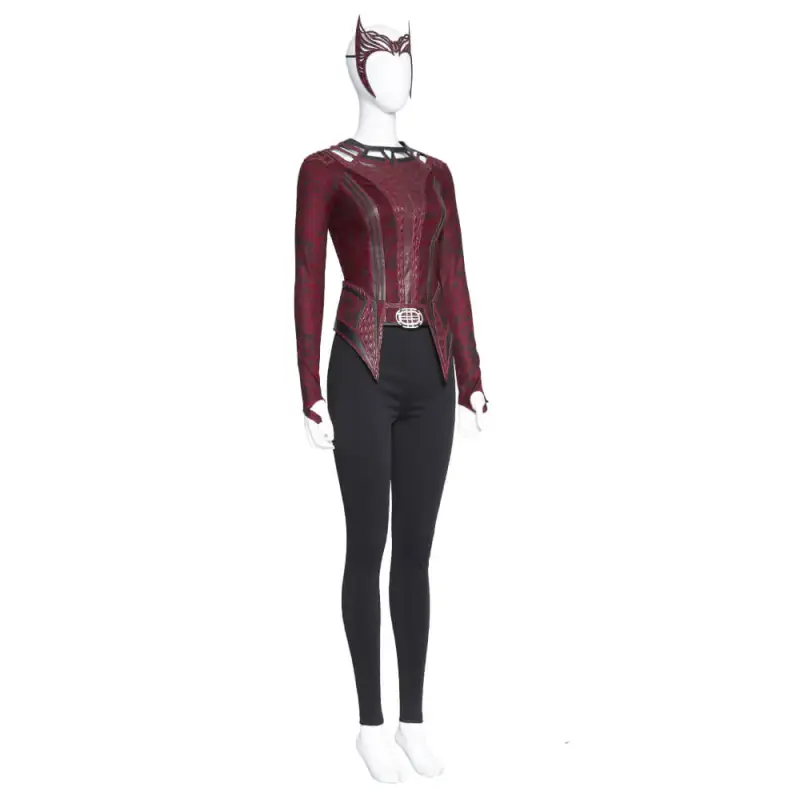 Doctor Strange In The Multiverse Of Madness Wanda Maximoff Scarlet Witch Cosplay Costume (No Boots) 9 Doctor Strange In The Multiverse Of Madness Wanda Maximoff Scarlet Witch Cosplay Costume (No Boots) – Image 7