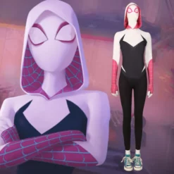 Spider-Man: Across The Spider-Verse Gwen Stacy Cosplay Costume (Without Shoes)