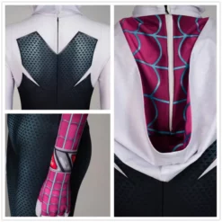 Across The Spider-Verse Spider-Gwen Stacy Costume Spider-Man Cosplay 19 Across The Spider-Verse Spider-Gwen Stacy Costume Spider-Man Cosplay -Étoile Cosplay Soldes 662ba71184