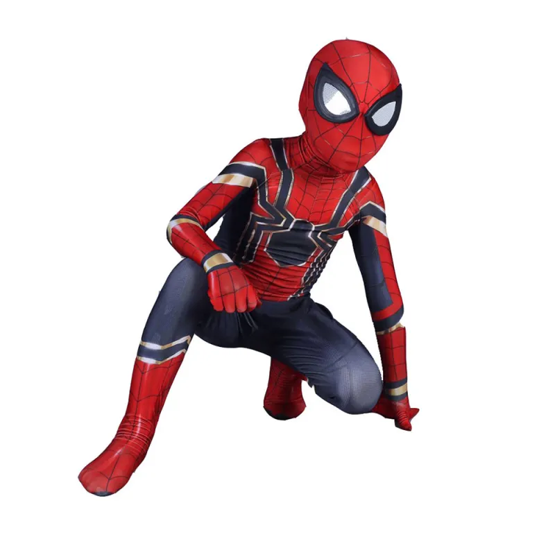 Avengers Iron Spider Spider-Man Cosplay Costume Adults Kids 8 Avengers Iron Spider Spider-Man Cosplay Costume Adults Kids – Image 6