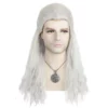 The Witcher Geralt Of Rivia Cosplay Wig Necklace -Étoile Cosplay Soldes 6bc8fde2f6