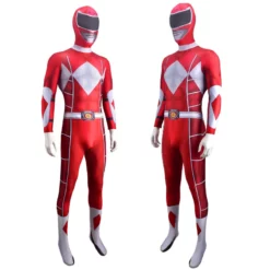 Power Rangers Red Ranger Jason Lee Scott Cosplay Costume Adult Kids -Étoile Cosplay Soldes 6c55f6d3e8