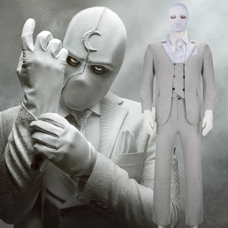 Moon Knight 2022 Mr. Knight Steven Grant Cosplay Costume (Ready To Ship) 3 Moon Knight 2022 Mr. Knight Steven Grant Cosplay Costume (Ready To Ship)