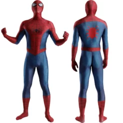 Ultimate Spider-Man Peter Parker Classic Cosplay Costume Adults Kids With Removable Mask -Étoile Cosplay Soldes 6f6384cc57