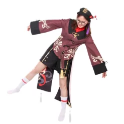 Adults Kids Genshin Impact Hu Tao Cosplay Costume -Étoile Cosplay Soldes 7bdfd2ddc4