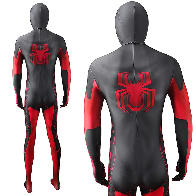 Miles Morales Spider-Man 10th Anniversary Cosplay Costume Adults Kids 8 Miles Morales Spider-Man 10th Anniversary Cosplay Costume Adults Kids – Image 6