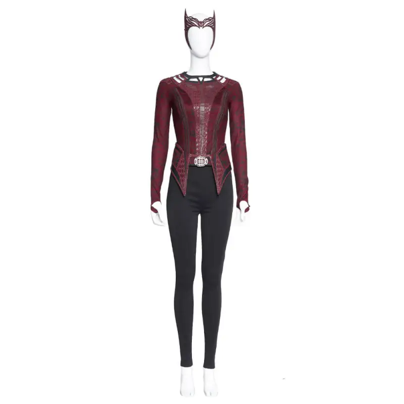Doctor Strange In The Multiverse Of Madness Wanda Maximoff Scarlet Witch Cosplay Costume (No Boots) 7 Doctor Strange In The Multiverse Of Madness Wanda Maximoff Scarlet Witch Cosplay Costume (No Boots) – Image 5