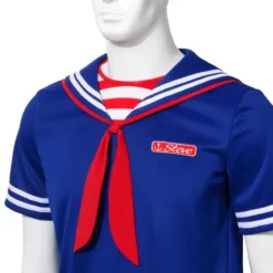 (Ready To Ship) Adults Stranger Things 3 Steve Harrington Scoops Ahoy Cosplay Costume -Étoile Cosplay Soldes 864b4551c7