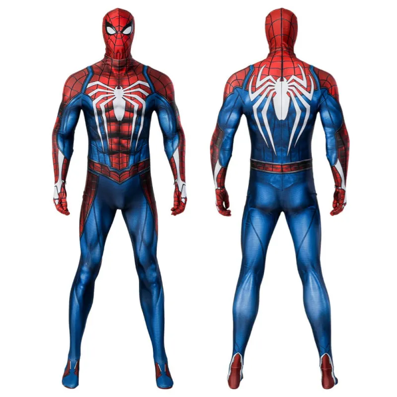 Across The Spider-Verse Spiderman Advanced Suit PS4 Cosplay Costume 3 Across The Spider-Verse Spiderman Advanced Suit PS4 Cosplay Costume