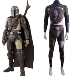 Star Wars The Mandalorian Din Djarin Cosplay Body Suit Adult Kids