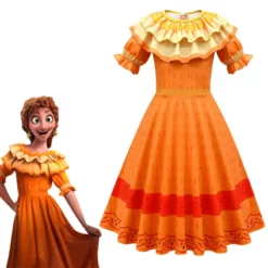 Kids Disney Encanto Pepa Madrigal Cosplay Costume