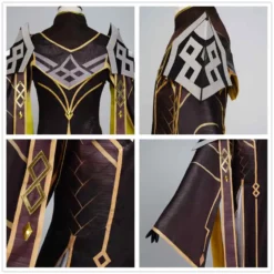 Genshin Impact Zhongli Cosplay Costume New Skin Outfit -Étoile Cosplay Soldes 98af58c38a