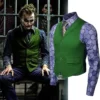 (Ready To Ship) Batman Dark Knight Joker Heath Ledger Arthur Fleck Shirt Vest -Étoile Cosplay Soldes 9a49178a6e