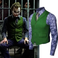 (Ready To Ship) Batman Dark Knight Joker Heath Ledger Arthur Fleck Shirt Vest