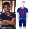 (Ready To Ship) Adults Stranger Things 3 Steve Harrington Scoops Ahoy Cosplay Costume