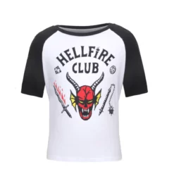 Adults Kids Stranger Things Season 4 Hellfire Club T-Shirt Short Sleeve -Étoile Cosplay Soldes AdultsKidsStrangerThingsSeason4HellfireClubT ShirtShortSleeve5 f3f1