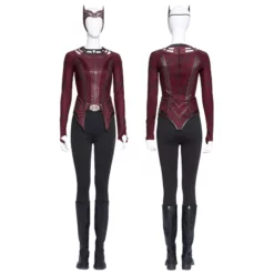 Doctor Strange In The Multiverse Of Madness Wanda Maximoff Scarlet Witch Cosplay Costume (No Boots)