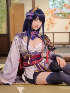 Genshin Impact Baal Raiden Shogun Cosplay Costume -Étoile Cosplay Soldes Genshin Impact Baal Raiden Shogun Cosplay Costume 4 5cd0