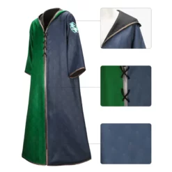Hogwarts Legacy Slytherin Robe Cosplay Costume (Ready To Ship) -Étoile Cosplay Soldes HogwartsLegacySlytherinRobeCosplayCostume2 d5f7
