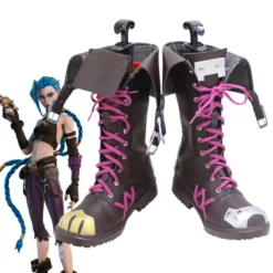 League Of Legends LOL Arcane Jinx Shoes Cosplay Props