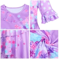 Kids Disney Encanto Isabela Madrigal Cosplay Costume -Étoile Cosplay Soldes KidsDisneyEncantoIsabelaMadrigalCosplayCostume4 c694