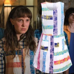 Stranger Things Season 4 Eleven Cosplay Dress For Kids