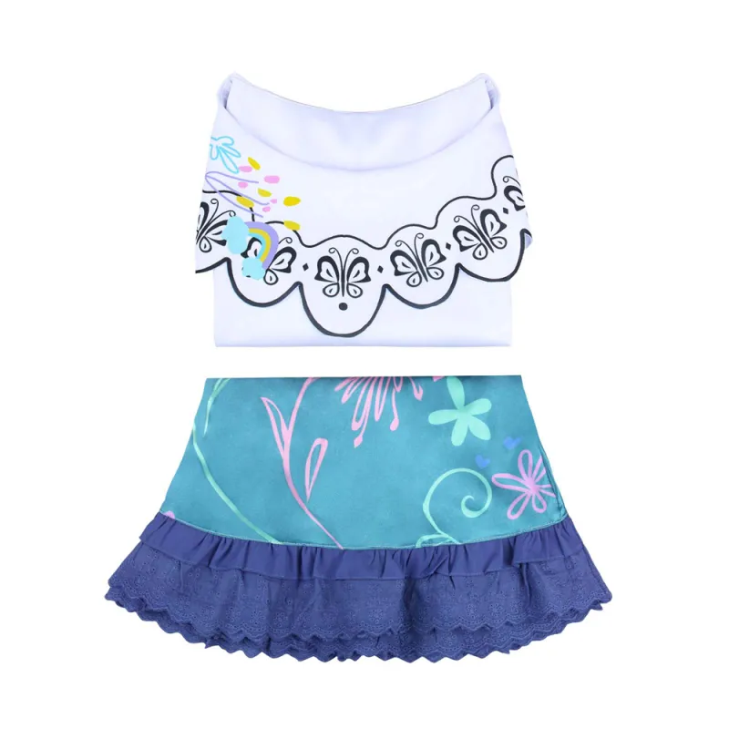 Adults Disney Encanto Mirabel Madrigal Cosplay Costume 8 Adults Disney Encanto Mirabel Madrigal Cosplay Costume – Image 6