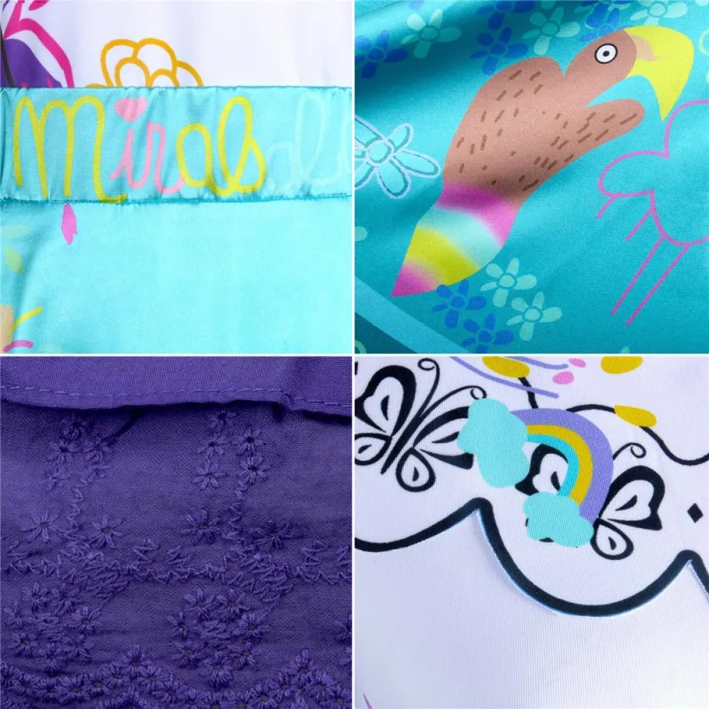 Adults Disney Encanto Mirabel Madrigal Cosplay Costume 9 Adults Disney Encanto Mirabel Madrigal Cosplay Costume – Image 7