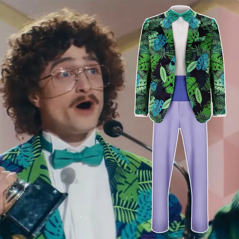 Weird Al Yankovic Cosplay Uniform Weird: The Al Yankovic Story 3 Weird Al Yankovic Cosplay Uniform Weird: The Al Yankovic Story