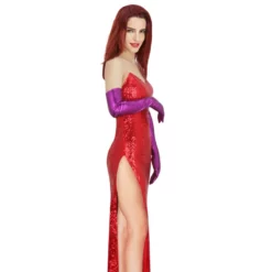 (Ready To Ship) Who Framed Roger Rabbit Jessica Rabbit Dress Cosplay Costume -Étoile Cosplay Soldes WhoFramedRogerRabbitJessicaRabbitDress2 8fb3