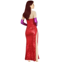 (Ready To Ship) Who Framed Roger Rabbit Jessica Rabbit Dress Cosplay Costume -Étoile Cosplay Soldes WhoFramedRogerRabbitJessicaRabbitDress3 ff84