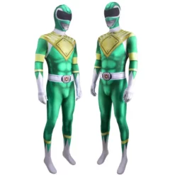 Power Rangers Green Ranger Tommy Oliver Cosplay Costume Adult Kids -Étoile Cosplay Soldes a05768105c