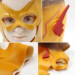 Kid Flash Wally West Cosplay Mask For Adults The Flash Season 3 -Étoile Cosplay Soldes a496a05292