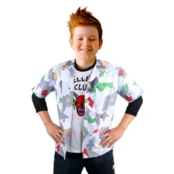 Adults Kids Stranger Things Season 4 Hellfire Club Dustin Henderson Cosplay Costume -Étoile Cosplay Soldes a711fa8b37