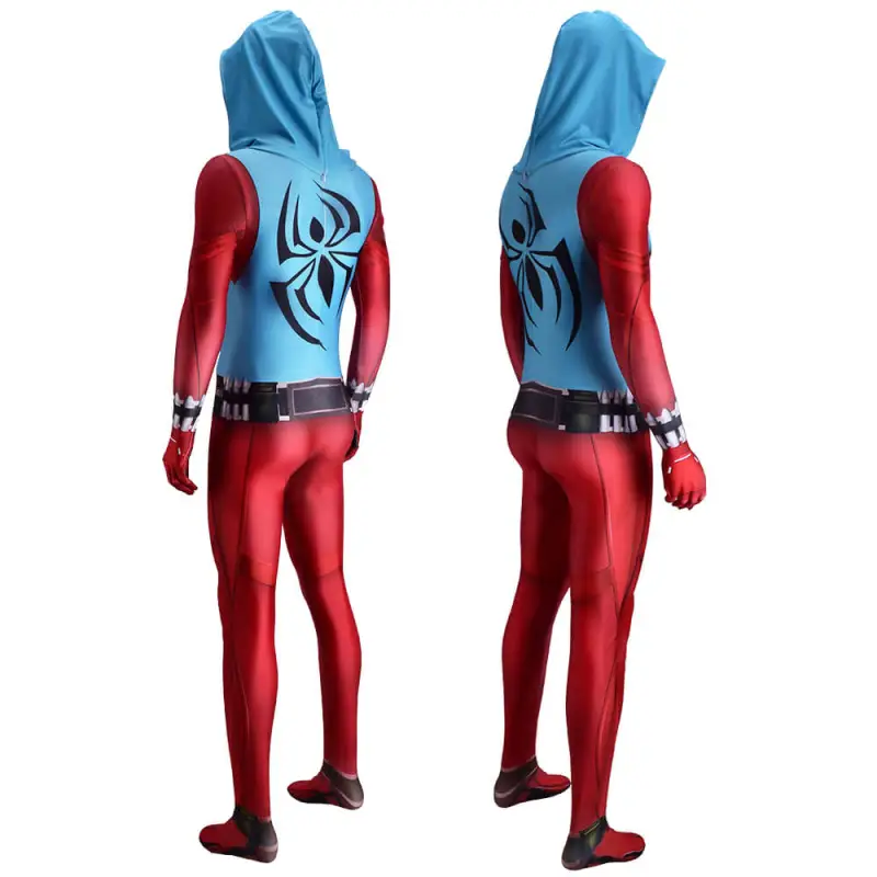Scarlet Spider Ben Reilly Cosplay Costume Adult Kids 7 Scarlet Spider Ben Reilly Cosplay Costume Adult Kids – Image 5