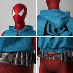 Scarlet Spider Costume Across The Spider-Verse Ben Reilly Cosplay -Étoile Cosplay Soldes aaf802ff57
