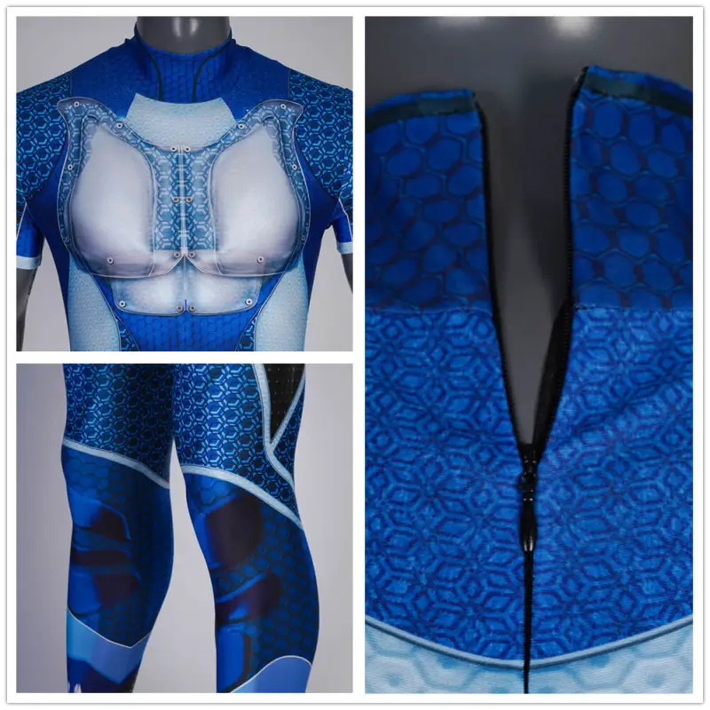 A-Train Cosplay Costume 3D Printed The Boys 9 A-Train Cosplay Costume 3D Printed The Boys – Image 7