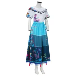 Encanto Mirabel Madrigal Cosplay Costume With Glasses Earrings For Adults -Étoile Cosplay Soldes b406121079