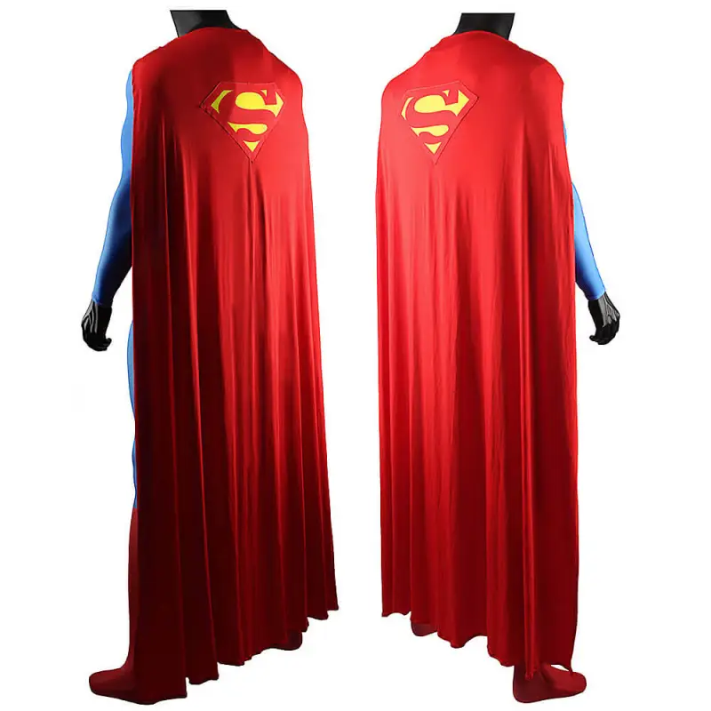 Superman 1978 Cosplay Costume Clark Kent 3D Printed Bodysuit Cape 5 Superman 1978 Cosplay Costume Clark Kent 3D Printed Bodysuit Cape – Image 3
