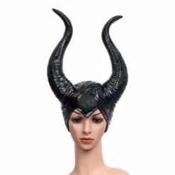 Maleficent Angelina Jolie Horns Hats Mask For Adult