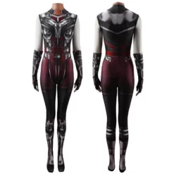 Jane Foster Mighty Thor Cosplay Jumpsuit With Cape Gloves-Thor 4: Love And Thunder -Étoile Cosplay Soldes b7949f866b