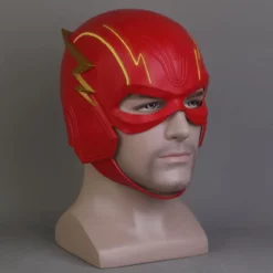The Flash Movie Latex Mask Barry Allen Cosplay Prop -Étoile Cosplay Soldes b878a6455e