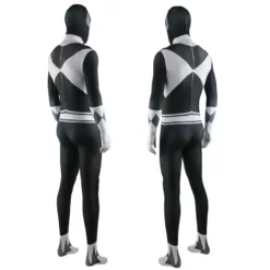 Black Ranger Costume Mighty Morphin Power Rangers Zack Taylor Cosplay -Étoile Cosplay Soldes bc40664c26