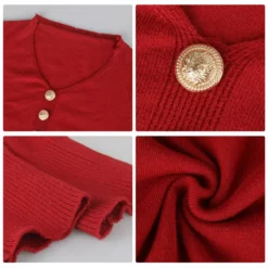 Film Bonnie And Clyde Sweater For Women Bonnie The Bandit Red Costume -Étoile Cosplay Soldes bd64cc6028