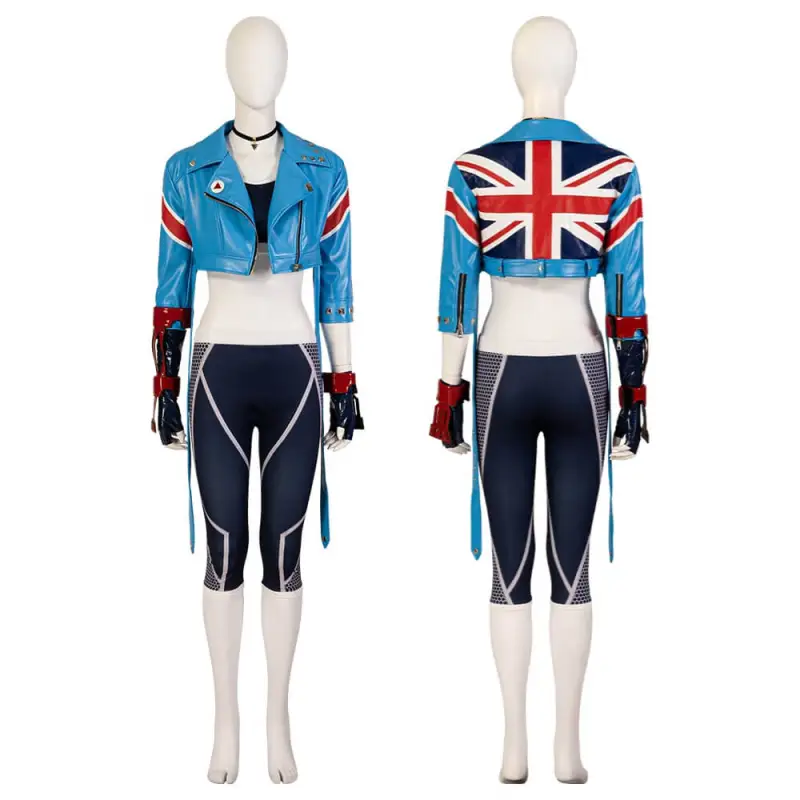 Street Fighter 6 Cammy Cosplay Costume Halloween Outfits 4 Street Fighter 6 Cammy Cosplay Costume Halloween Outfits – Image 2