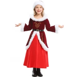 Mrs. Santa Claus Costume For Christmas Party -Étoile Cosplay Soldes c17ec28e9e