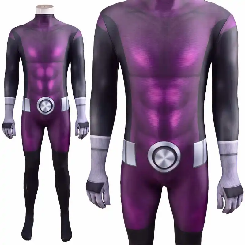 Teen Titans Beast Boy Cosplay Costume Kids Adults 5 Teen Titans Beast Boy Cosplay Costume Kids Adults – Image 3