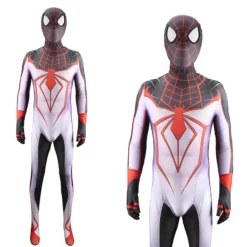 Spiderman Miles Morales Track Suit Cosplay Costume PS5 Adults Kids -Étoile Cosplay Soldes c2c52e531e