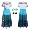 Encanto Mirabel Madrigal Cosplay Costume With Glasses Earrings For Adults -Étoile Cosplay Soldes c3204c20b8