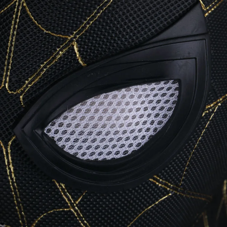 Spider-Man 3: No Way Home Black And Gold Cosplay Mask 6 Spider-Man 3: No Way Home Black And Gold Cosplay Mask – Image 4